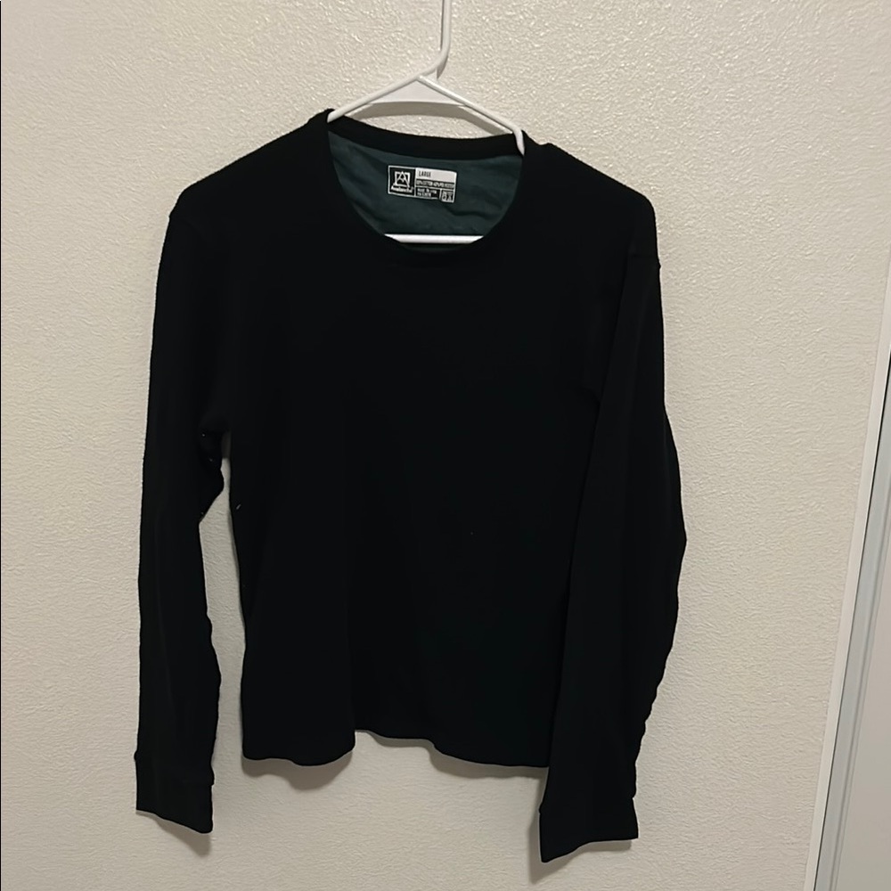Avalanche Black Long Sleeve Tee